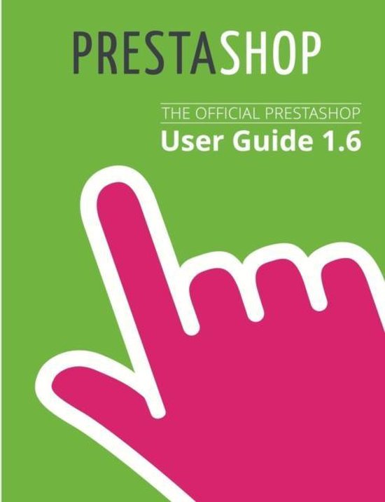 Prestashop 1.6 User Guide - cover