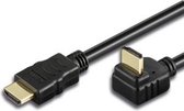 TECHly HDMI Aansluitkabel 2.00 m ICOC-HDMI-LE-020 Zwart [1x HDMI-stekker - 1x HDMI-stekker]