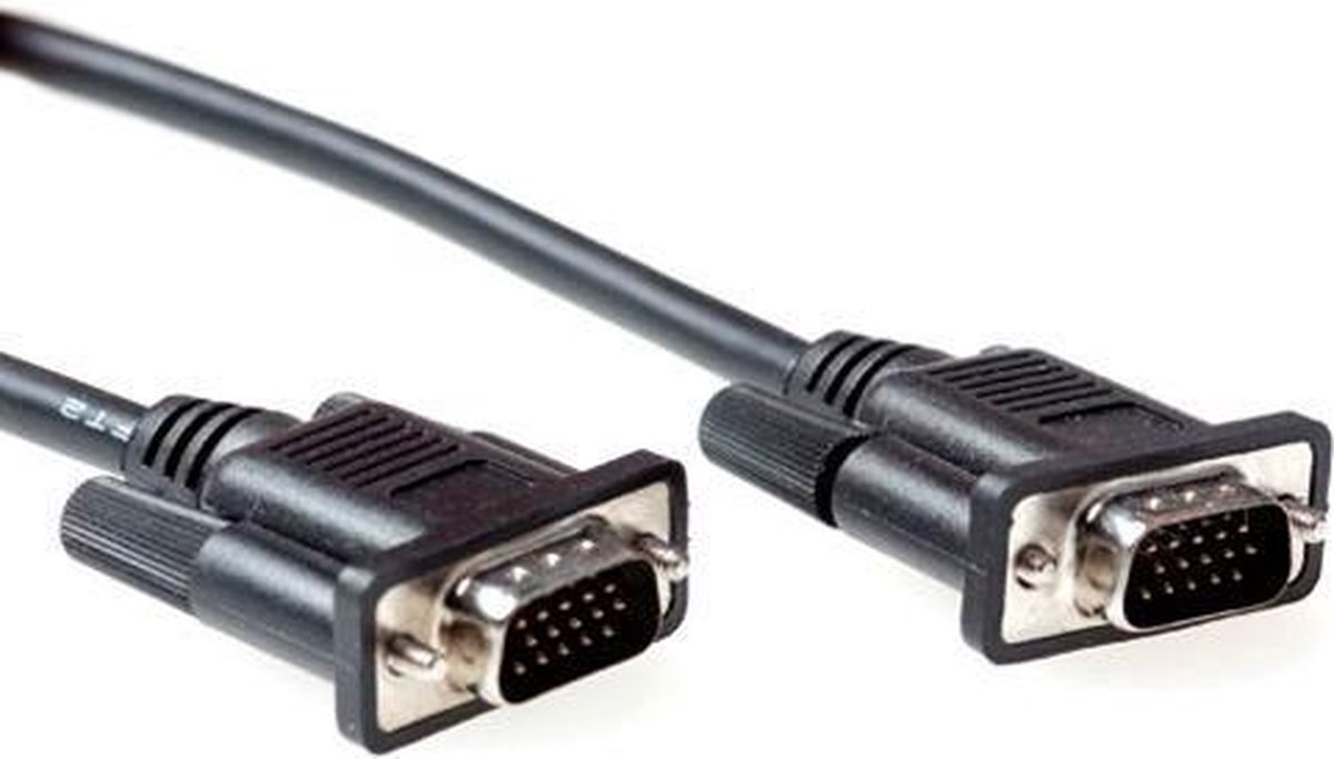 ACT - VGA-kabel - HD-15 (VGA) (M) naar HD-15 (VGA) (M) - 1.8 m - gevormd - zwart