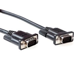 ACT - VGA-kabel - HD-15 (VGA) (M) naar HD-15 (VGA) (M) - 1.8 m - gevormd - zwart