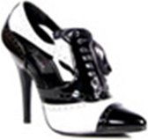 Pleaser - SEDUCE458 High heels - US 11 - 41 Shoes - Zwart/Wit
