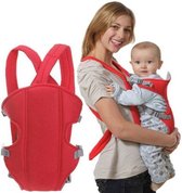 2st - Baby Carrier - Ergonomische draagzak baby - Rood - Voordrager rugzak 360 carrier sling schouderdrager voor de Pasgeborene - Heble - dagaanbieding - aanbiedingen