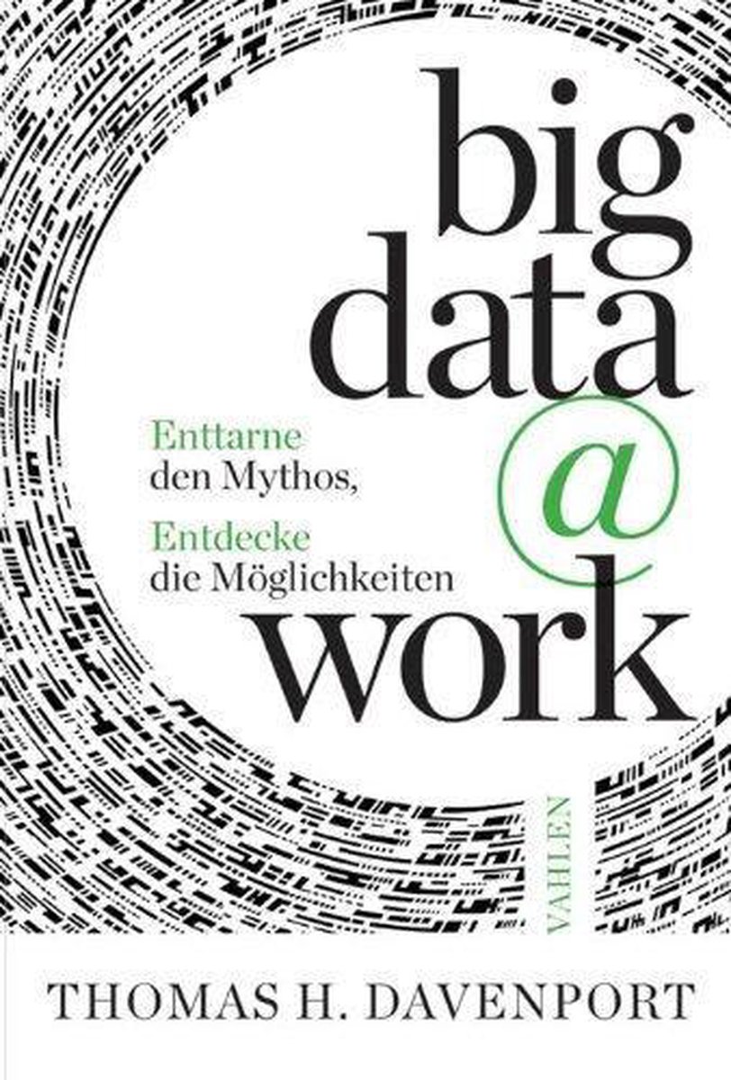 Omslag van big data @ work
