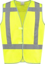 EM Traffic veiligheidsvest High Visibility RWS - Fluor geel - maat 164/176