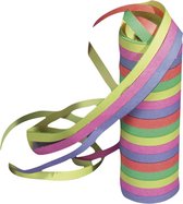 108 stuks: Rol serpentines in 5 kleuren - 4m - Carnaval thema feest serpentine party