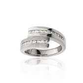 Classics&More - Zilveren ring met steen gerodineerd