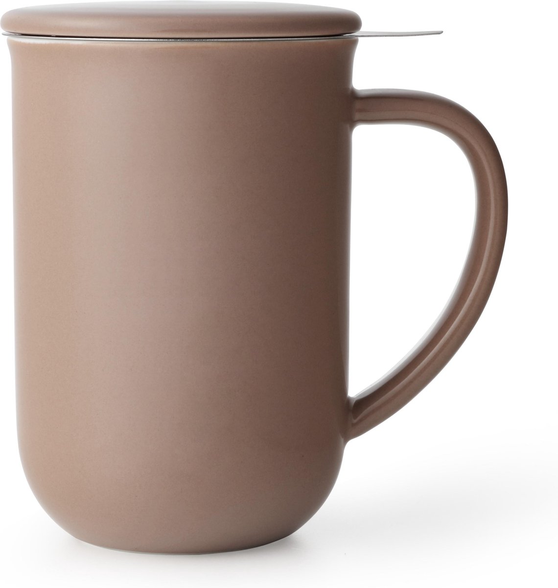 Viva Scandinavia Minima Balance Theekop - Porselein - 500 ml - Bruin