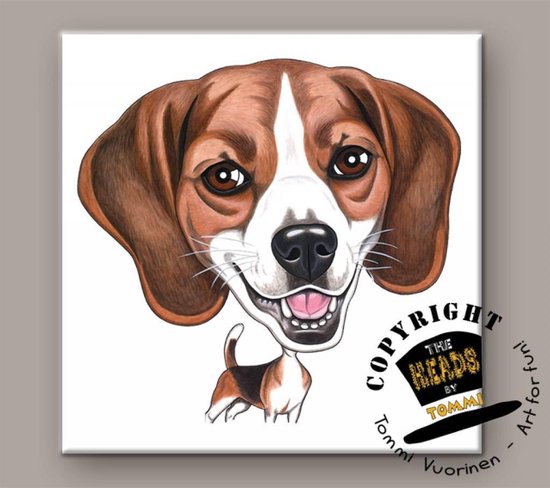 Tegel Hond Beagle