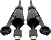 Tripp-Lite P569-010-IND2 High-Speed HDMI Cable with Hooded Connectors - Industrial, IP67-Rated, 4K, Ethernet, M/M, Black, 10 ft. (3 m) TrippLite