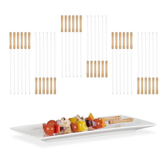 BBQ Grill Spiezen Barbeque/Kebab/Marshmallow/Sate Pennen Spies Set
