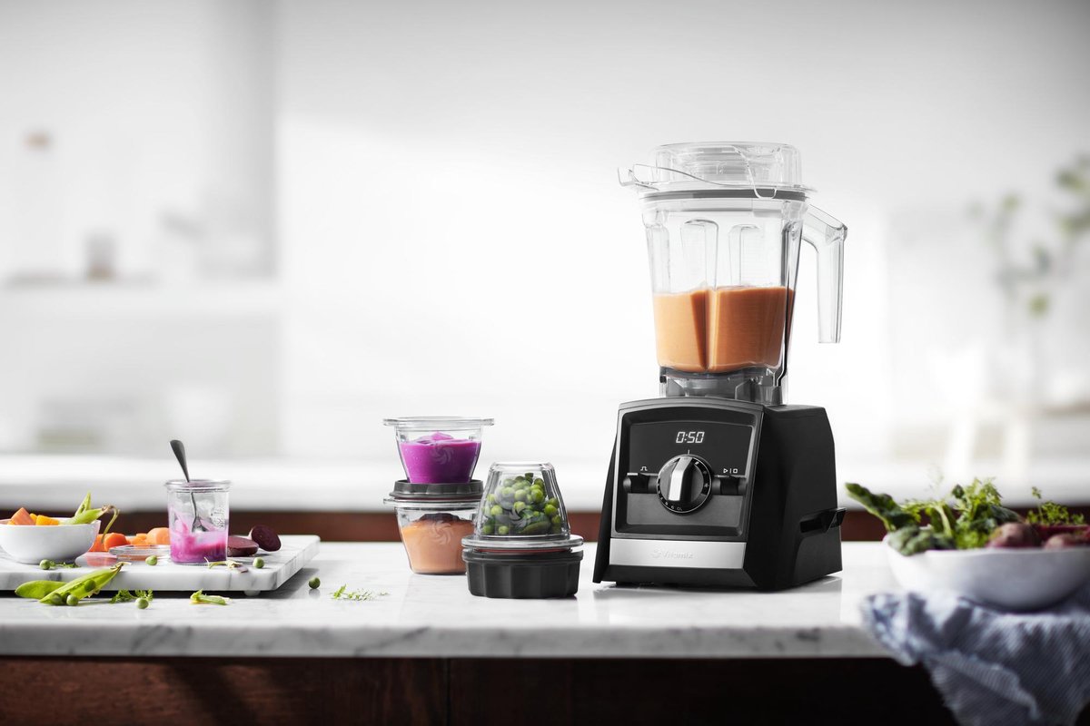 Vitamix A2500i Ascent - high performance blender - 3 programma's - 2.2 PK motor - 2 liter kan - 10 jaar garantie - zwart – foto 6