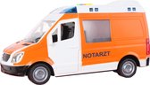 Toi-toys Ambulance Notatrzt Met Licht En Geluid 22 Cm Wit/oranje