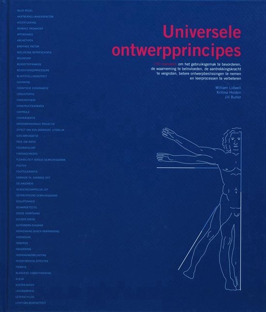 Cover van het boek '100 Universele Design Principes' van W. Lidwell en K. Holden