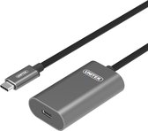 UNITEK U305A, 5 m, USB C, USB C, USB 3.2 Gen 1 (3.1 Gen 1), 5000 Mbit/s, Gris