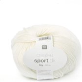 RICO DESIGN CREATIVE SPORT DK  (001) PAK MET 6 BOLLEN a 100 GRAM. PARTIJ 952