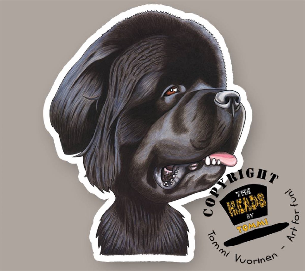 Magneet Hond Newfoundlander