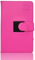 Case voor een Cresta CEB65-eBook-Reader | Hoesje met Multi-stand - Kleur Hot Pink - Merk i12Cover