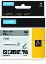 DYMO 1805419 labelprinter-tape Zwart op grijs
