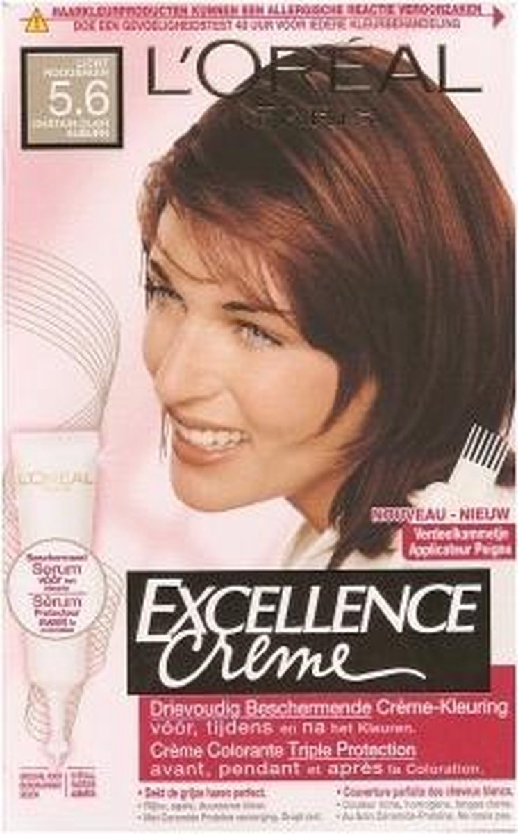 L’ Oréal Paris Ecellence Creme No. 5.6 Licht Roodbruin