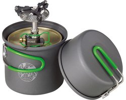 OPTIMUS Crux Lite +Terra Solo - Camping kooksysteem - Roestvrij Staal / Aluminium - Grijs
