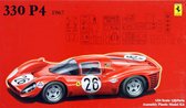 Ferrari 330P4 - 1967 - Fujimi modelbouw pakket 1:24