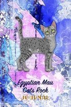 Egyptian Mau Cats Rock