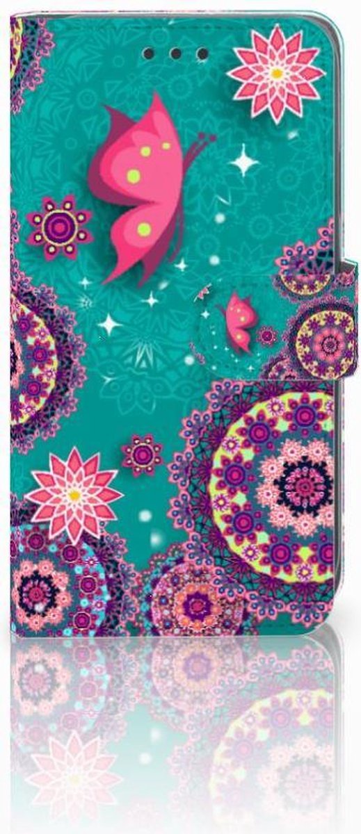 Apple iPhone Xr Hoesje Cirkels en Vlinders