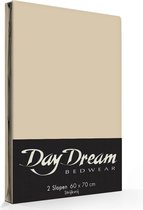 Day Dream - Kussenslopen - Strijkvrij - Katoen - Set van 2 - 60 x 70 - Zand