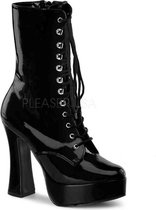 Pleaser Plateau Laarzen -42 Shoes- ELECTRA-1020 US 12 Zwart