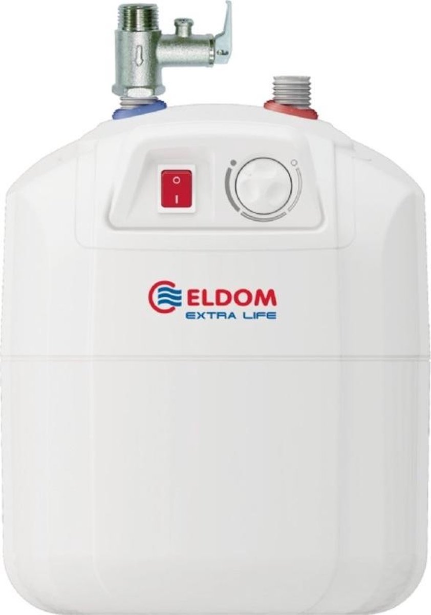 7 liter close in boiler 1,5kw voor onder het aanrecht ELDOM Extra Life