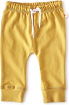 Little Label - smal baby broekje - golden yellow - maat: 50 - bio-katoen
