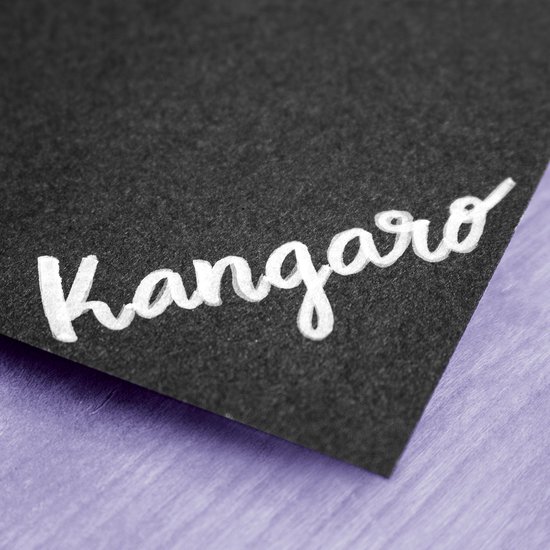 Kangaro tekenblok - A5 - 300 gram - 50 vel - zwart - K-5597 - Kangaro