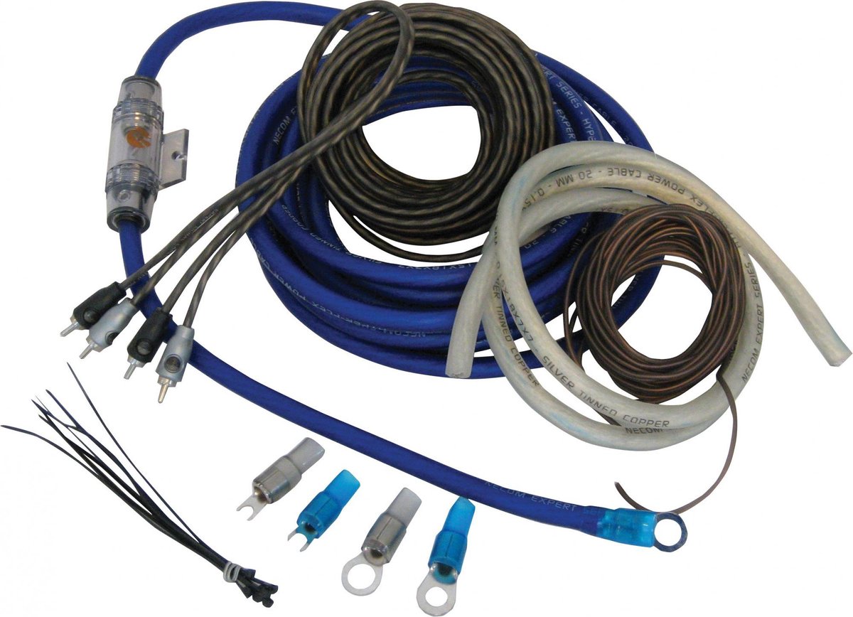 Necom Kabelset Expert Ck-E10 10 mm² tbv Versterker auto - 10-delig