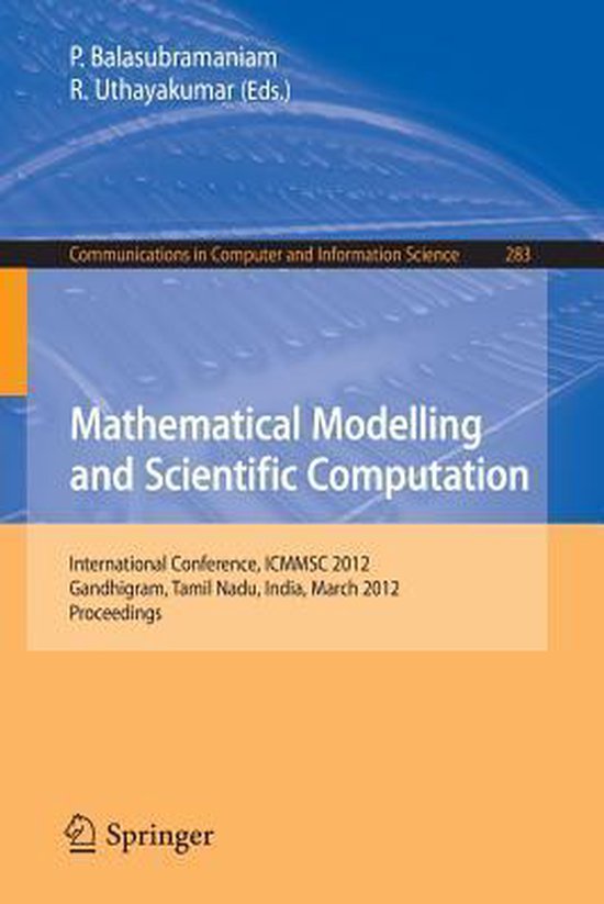 Mathematical Modelling and Scientific Computation - cover