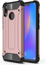Armor Hybrid Back Cover - Huawei P Smart Plus Hoesje - Rose Gold