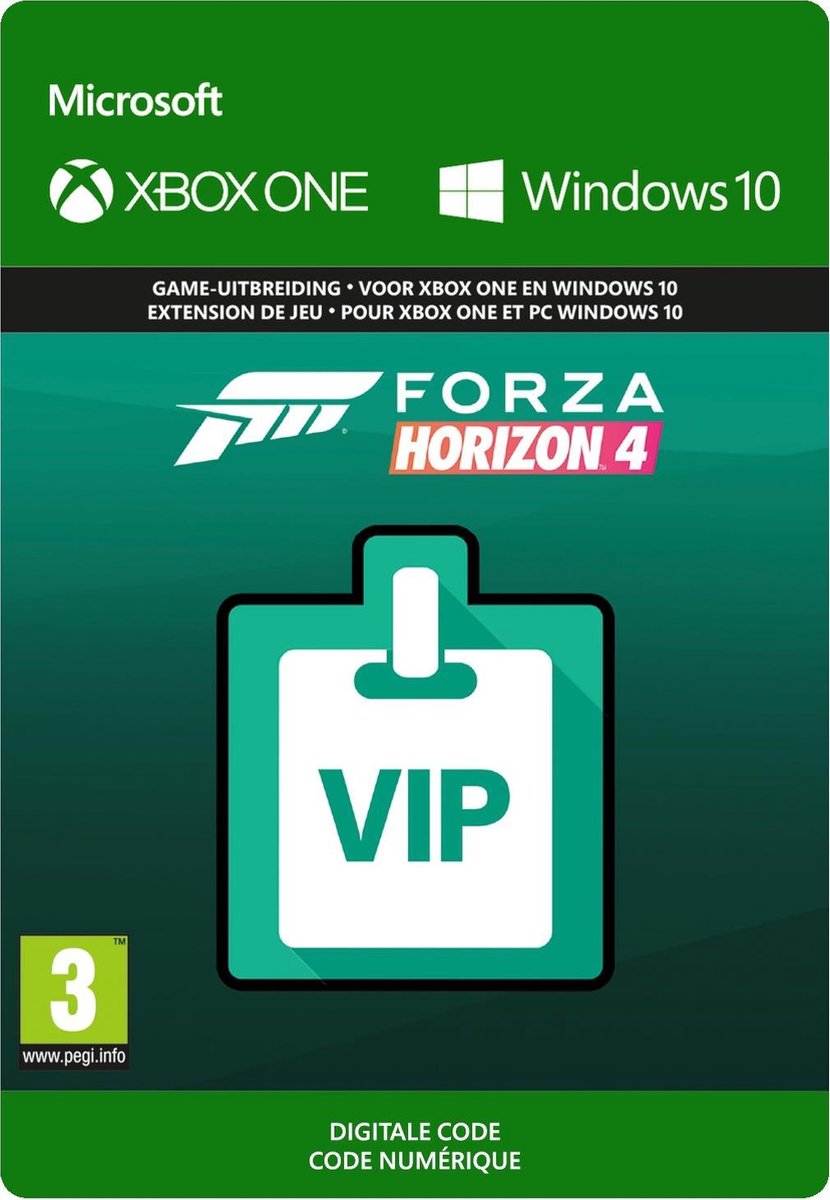 Forza Horizon 4: VIP Membership - Add-on - Xbox One / Windows 10