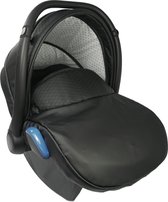 P'tit Chou Modena   Autostoel Eco leder  - Zwart - Gratis accessoires