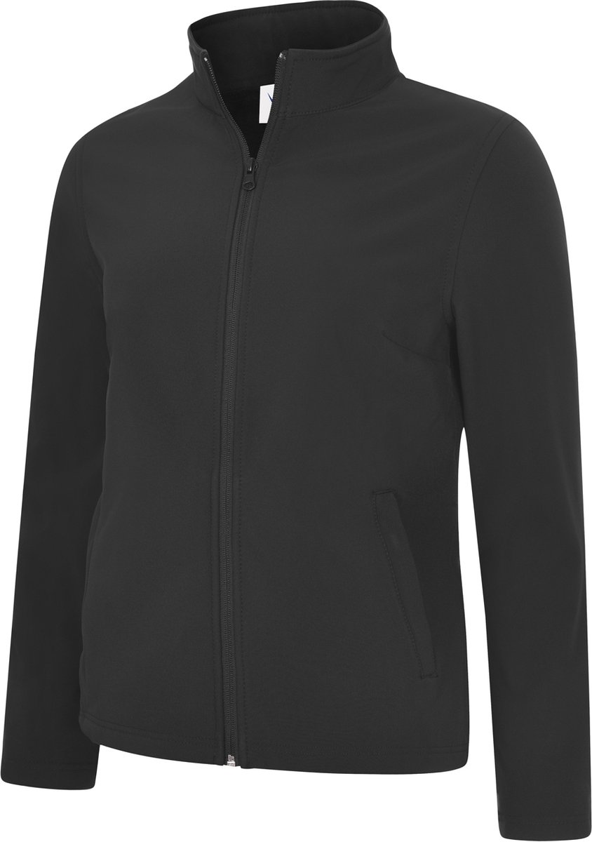 Uneek UC613 Softshell jas Classic Dames Zwart XL