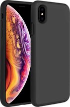 iPhone Xs MAX siliconen hoesje - Zwart