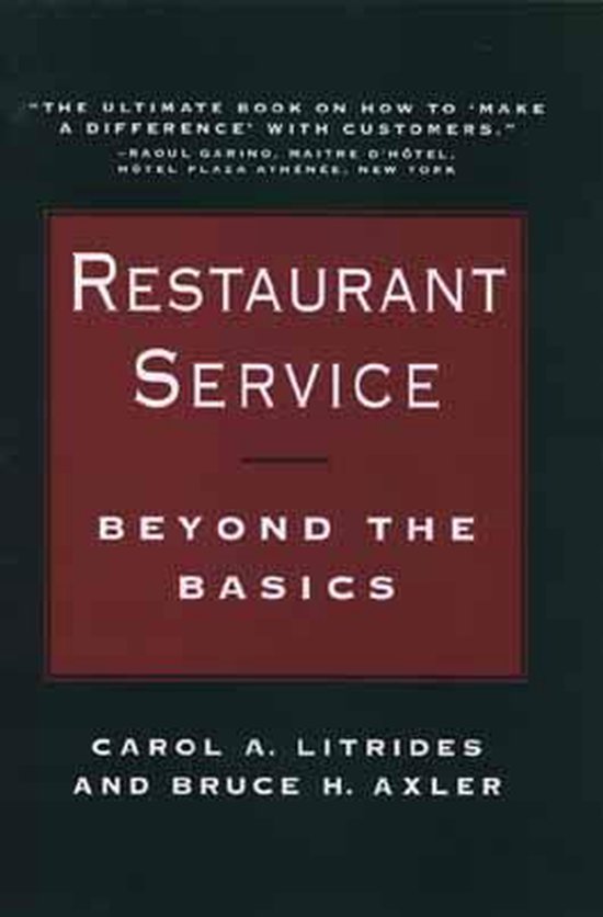 Restaurant Service - cover