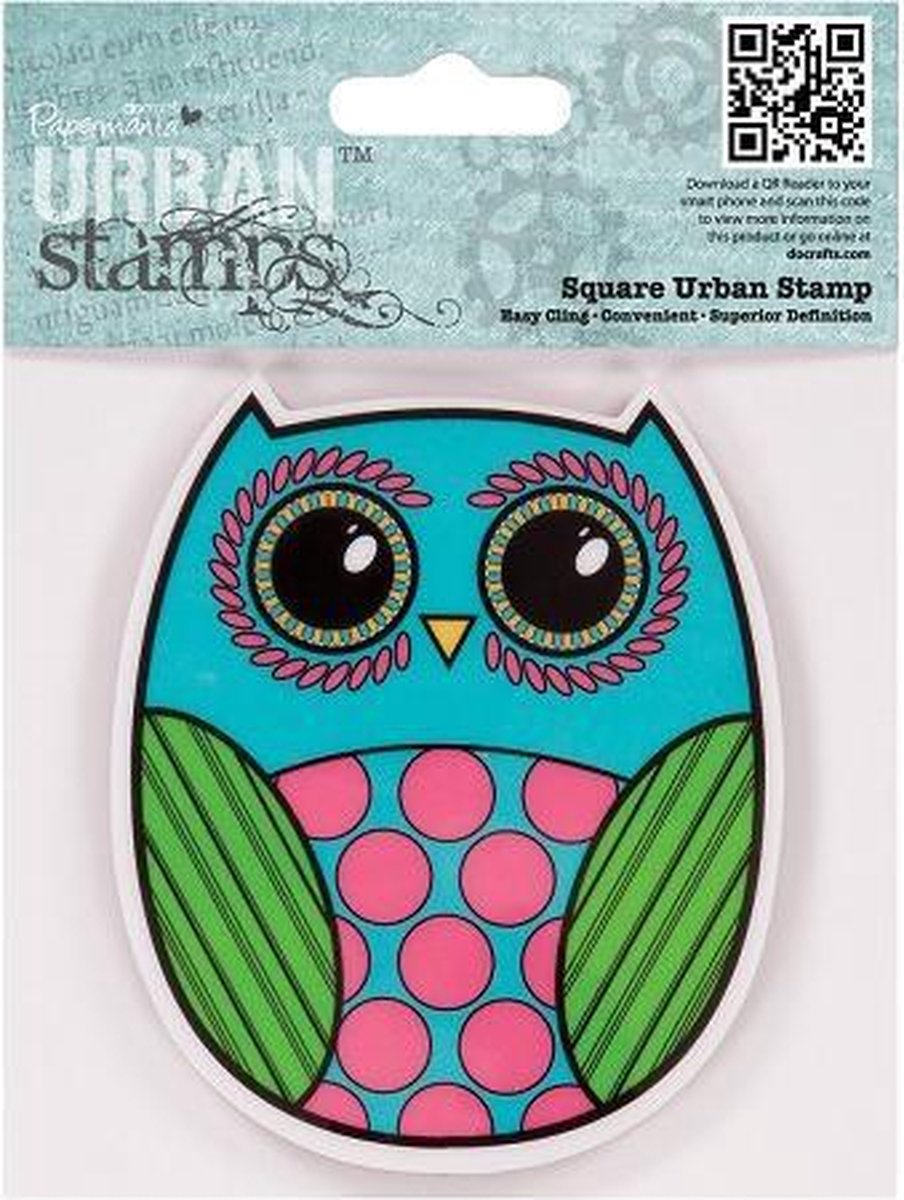 4 x 4' Urban Stamp - Owl