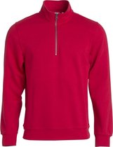 Clique Basic halfzip Rood maat S