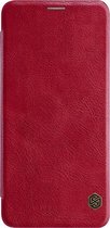 Nillkin Qin PU Leather Book Case voor Samsung Galaxy A9 (2018) - Rood