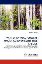 Winter Annual Flowers Under Agroforestry Tree Species