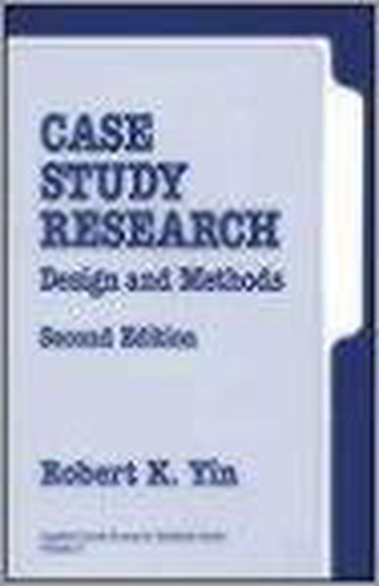 Case Study Research 9780803956636 Robert K. Yin Boeken