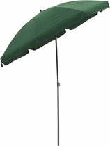 Parasol 200/8 met knik groen