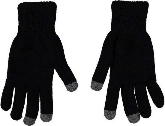 Touchscreen thermo handschoenen zwart voor heren L/XL | bol.com