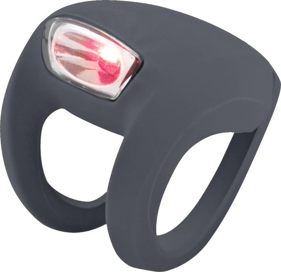 Knog Luce Posteriore Bicicletta Frog Strobe - LED Impermeabile Con Corpo In Silicone, 4 Modalità, Batterie Incluse