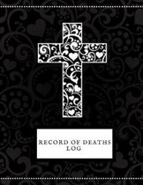 Record of Deaths Log