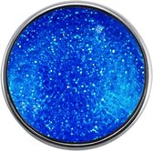 Quiges - Drukknoop Mini 12mm Glitter Space Blauw - EBCMK003